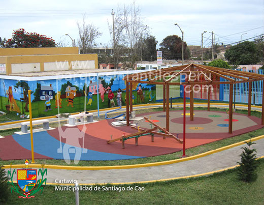 Loseta especial para exterior, ideal para parques infantiles.